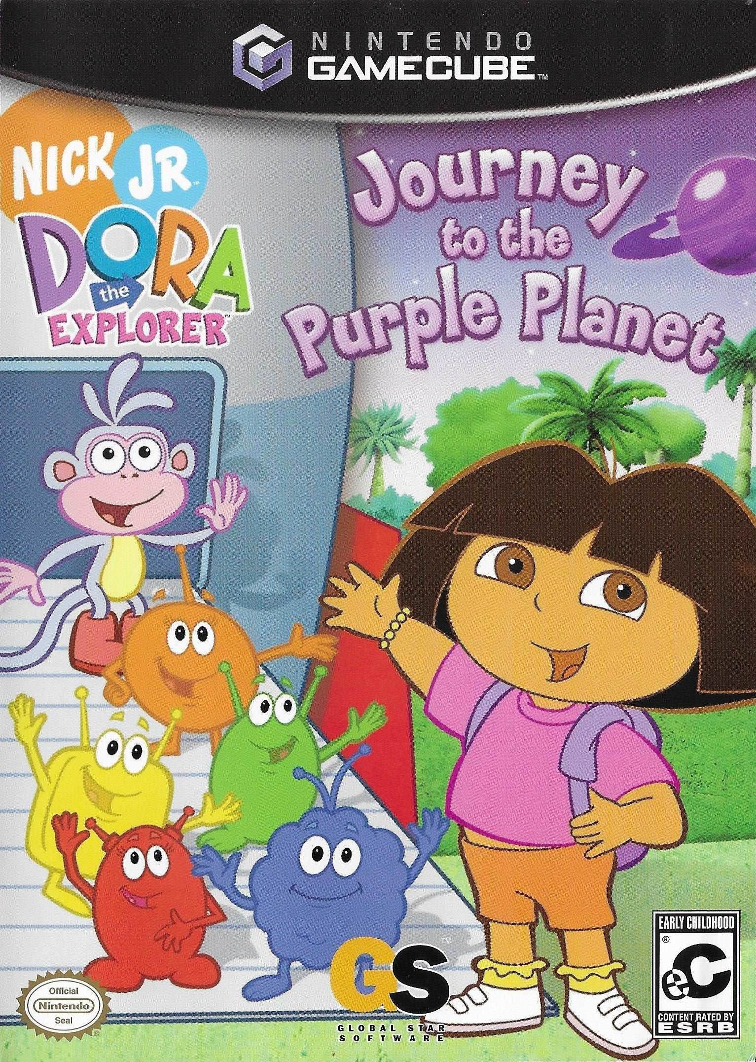 Dora the Explorer Journey to the Purple Planet (Gamecube) - Game Manual Only