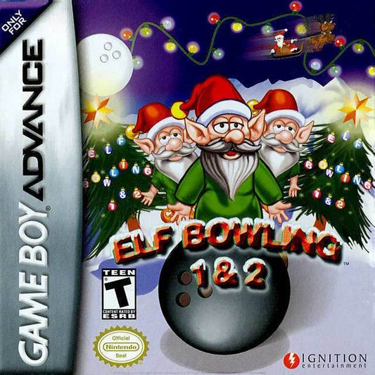 Elf Bowling 1 & 2 (Gameboy Advance) - Game Manual Only