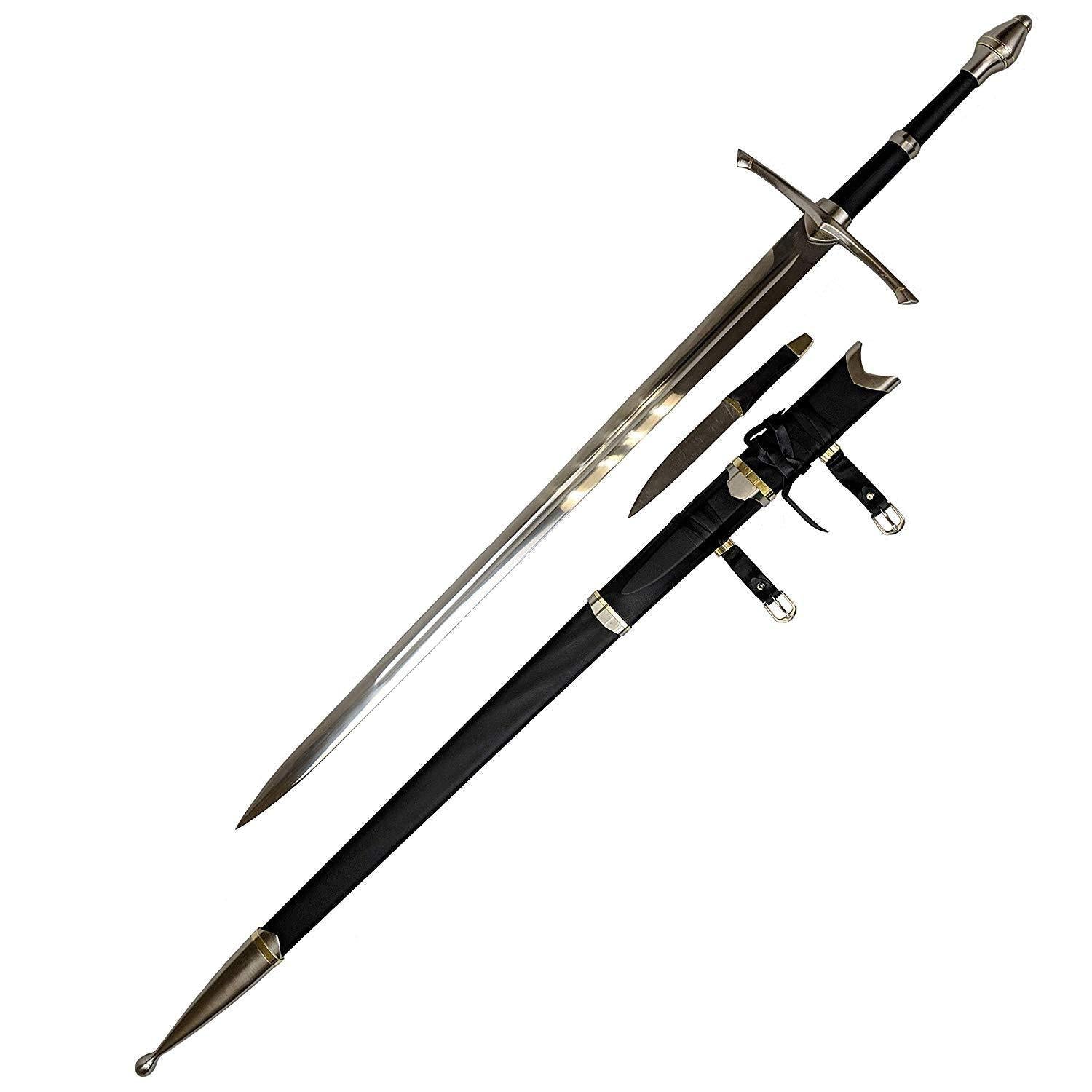 Medieval Strider Sword with Knife In The Scabbard-2