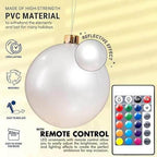 Inflatbale Oversized Ornaments Balls Outdoor Indoor Light up LED - 