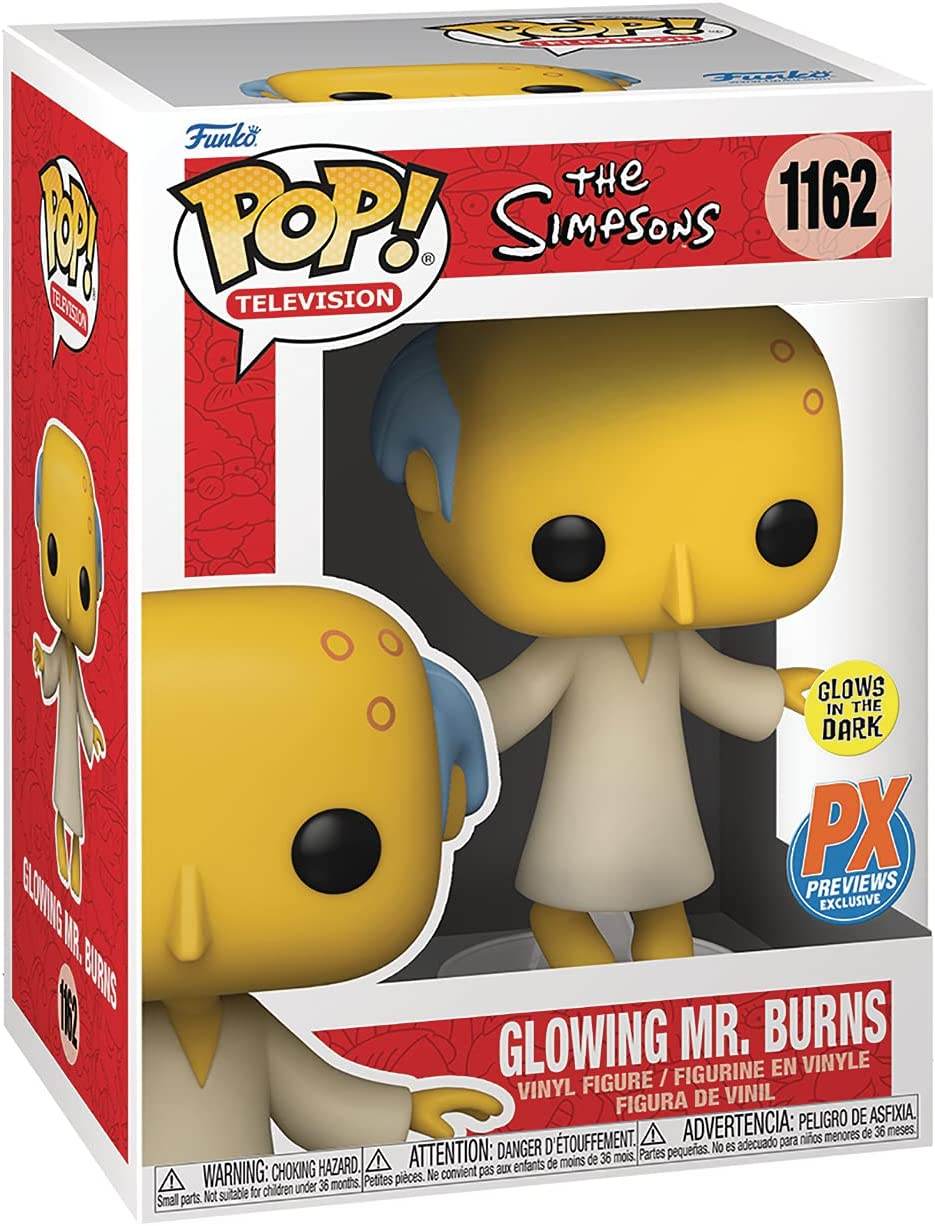 Funko Pop! Animation: The Simpsons - Glowing Mr. Burns Exclusive Vinyl Figure - 