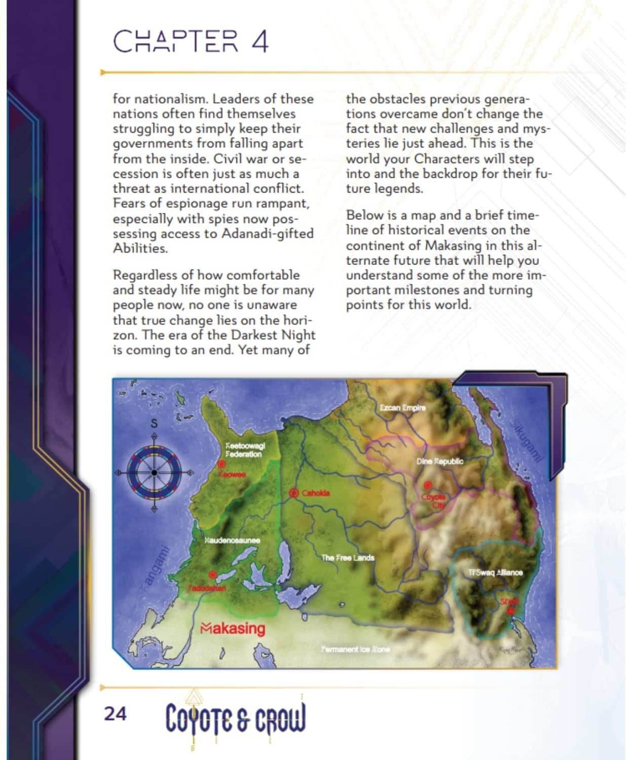 Coyote & Crow - A Science Fantasy RPG Set in an Uncolonized Future - 
