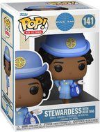 Funko Pop! Ad Icons Pan Am - Stewardess with Blue Bag Vinyl Figure - 