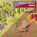 BattleTech Alien Worlds: Battle Mat - Caustic Valley/Mines - 