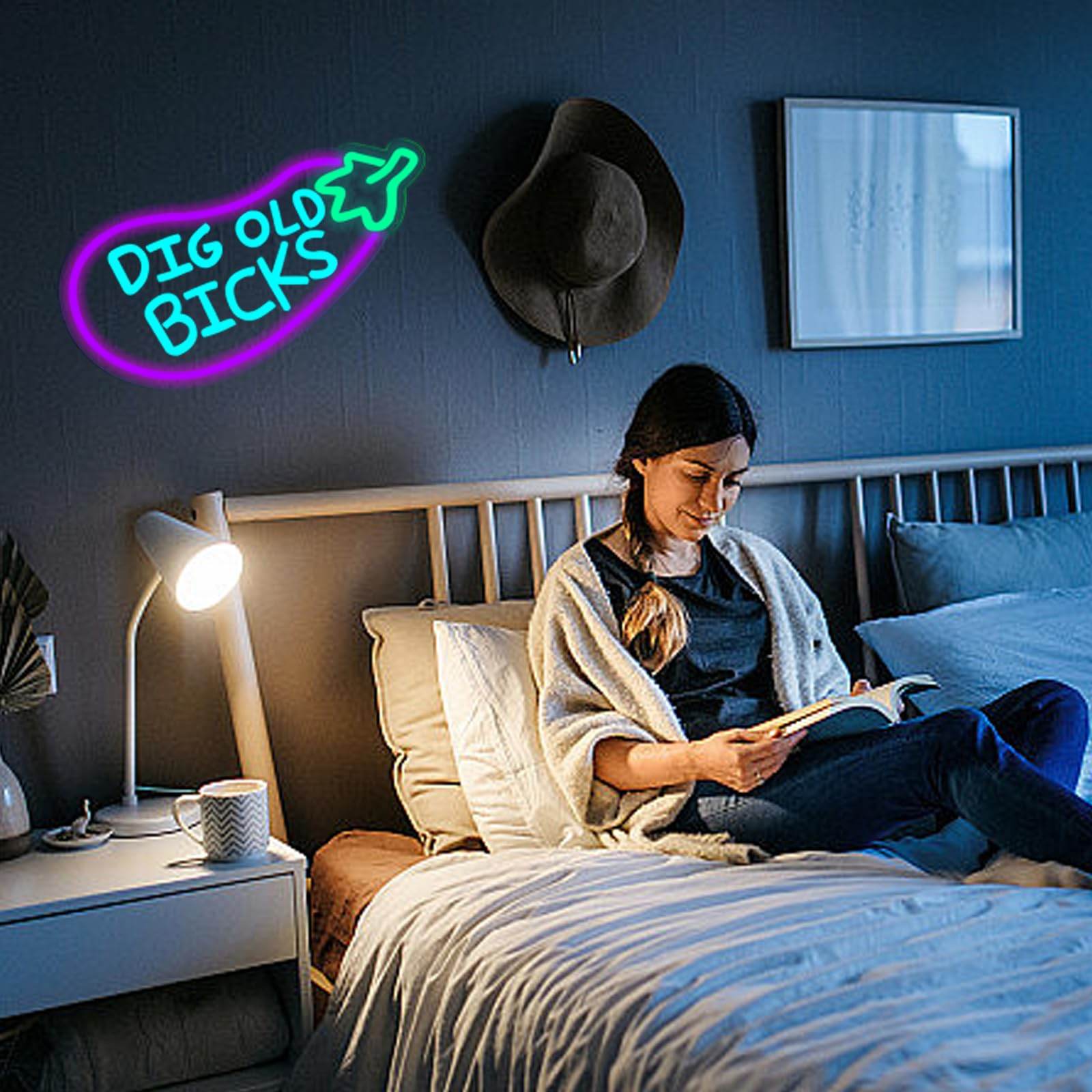 Skull Neon Sign – Yellow LED Neon Lights for Game Room Decor & Man Cave Lighting - Yellow,Hero Diver