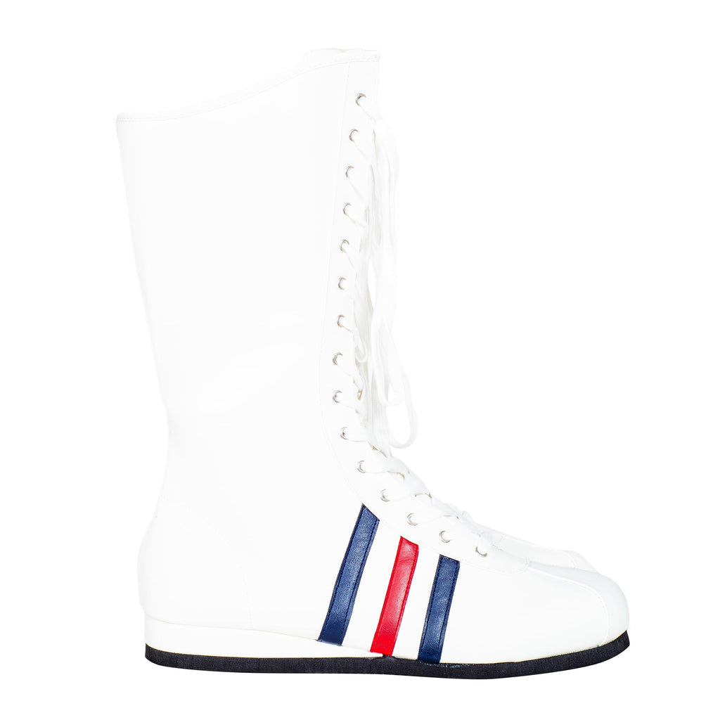 Rocky Boxing White Boots Cosplay Halloween