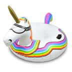 GoFloats Winter Snow Tube - Inflatable Sled for Kids and Adults - Unicorn