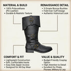 Caribbean Pirate Costume Boots