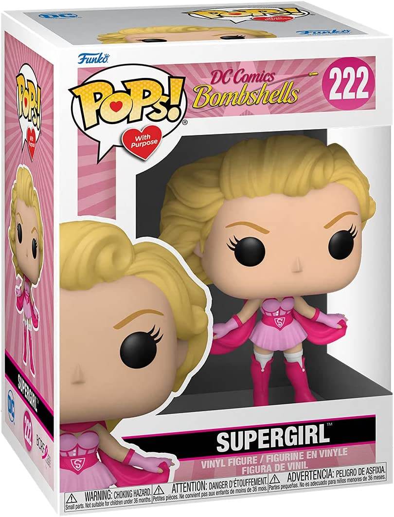 Funko Pop! Heroes: Breast Cancer Awareness - Bombshell Supergirl Vinyl Figure - 