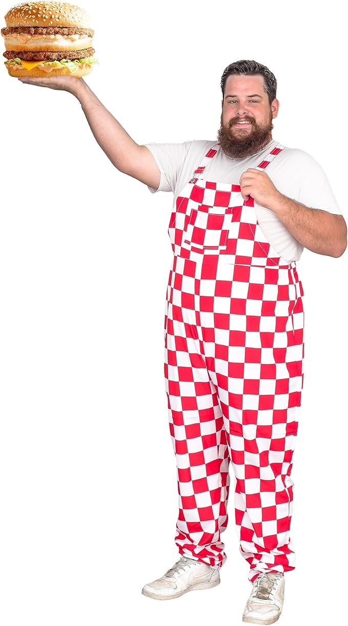 Adult Halloween Costume Big Boy Overall Pants