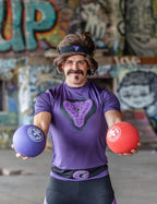 Dodgeball Purple Cobras Adult Costume Set