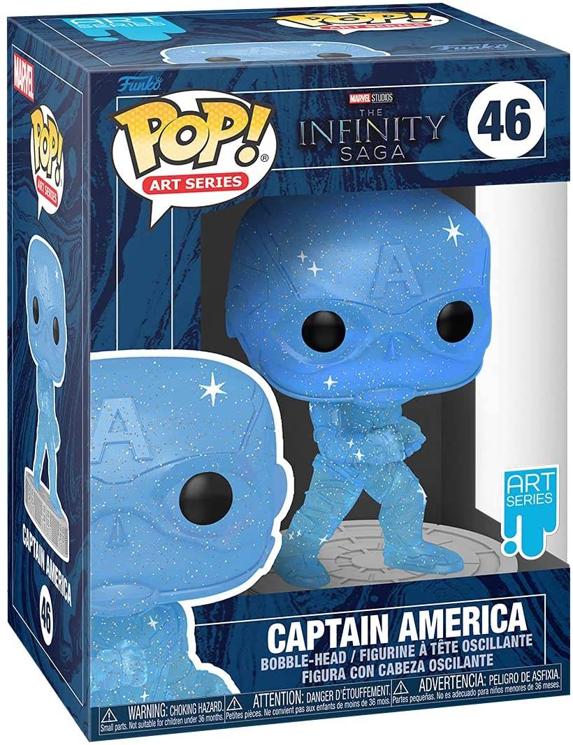 Funko Pop! Artist Series: Marvel Infinity Saga - Captain America Vinyl Figure - 
