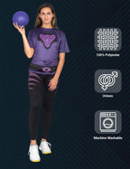 Dodgeball Purple Cobras Adult Costume Set