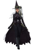 Cool Witch Costume - Women's Gothic Witch Outfit with Hat and Cape