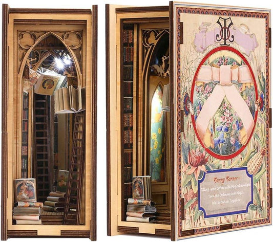 Book Nook Wizardi Miniature - Eternal Bookstore Roombox Kit - 