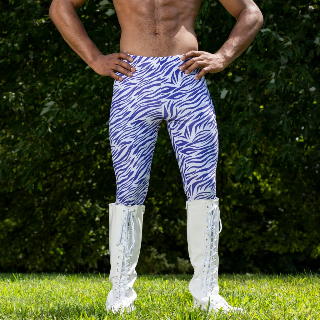 Macho Man Randy Savage Wrestler Madness Halloween Costume Cosplay Spandex Pants