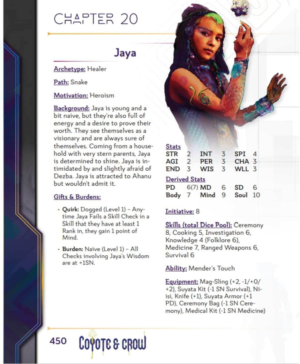 Coyote & Crow - A Science Fantasy RPG Set in an Uncolonized Future - 