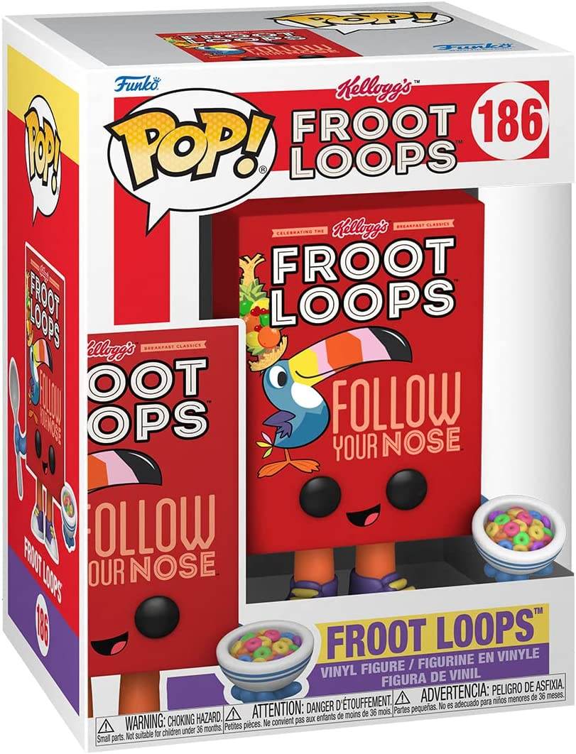 Funko Pop! Kelloggs- Froot Loops Cereal Box Vinyl Figure - 