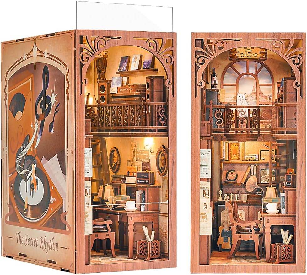 Book Nook Wizardi Miniature - The Secret Rhythm Roombox Kit - 