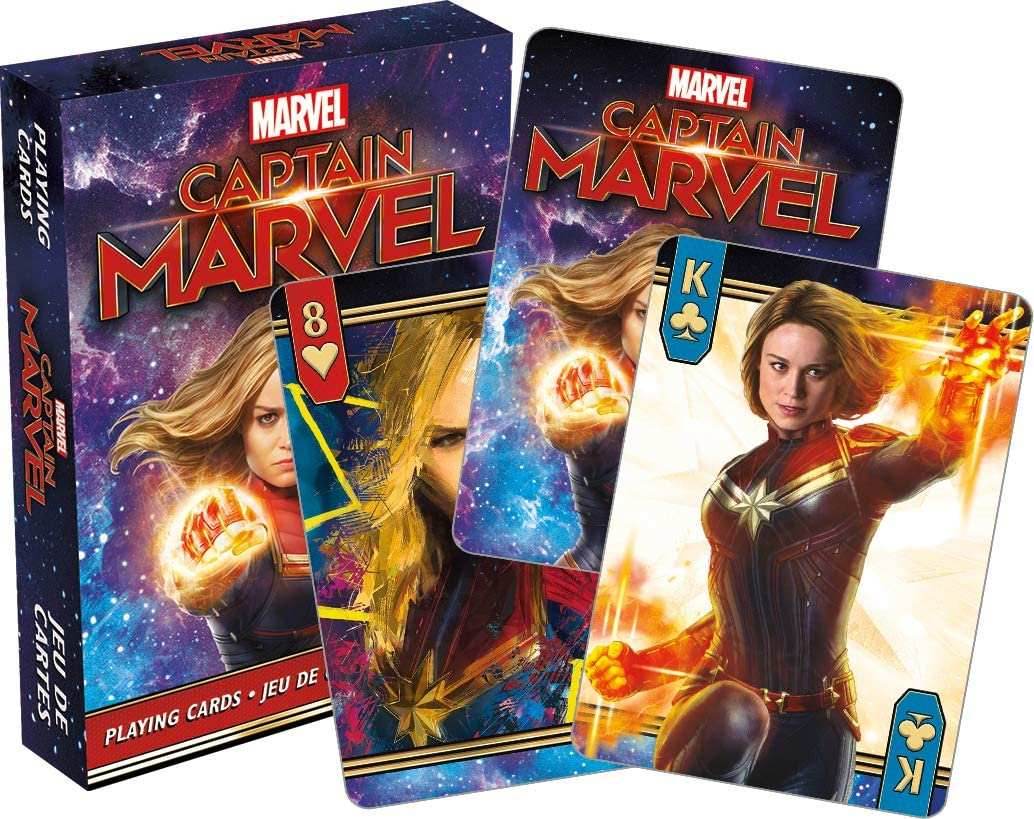 Aquarius Playing Cards: Marvel - Captain Marvel Movie - 