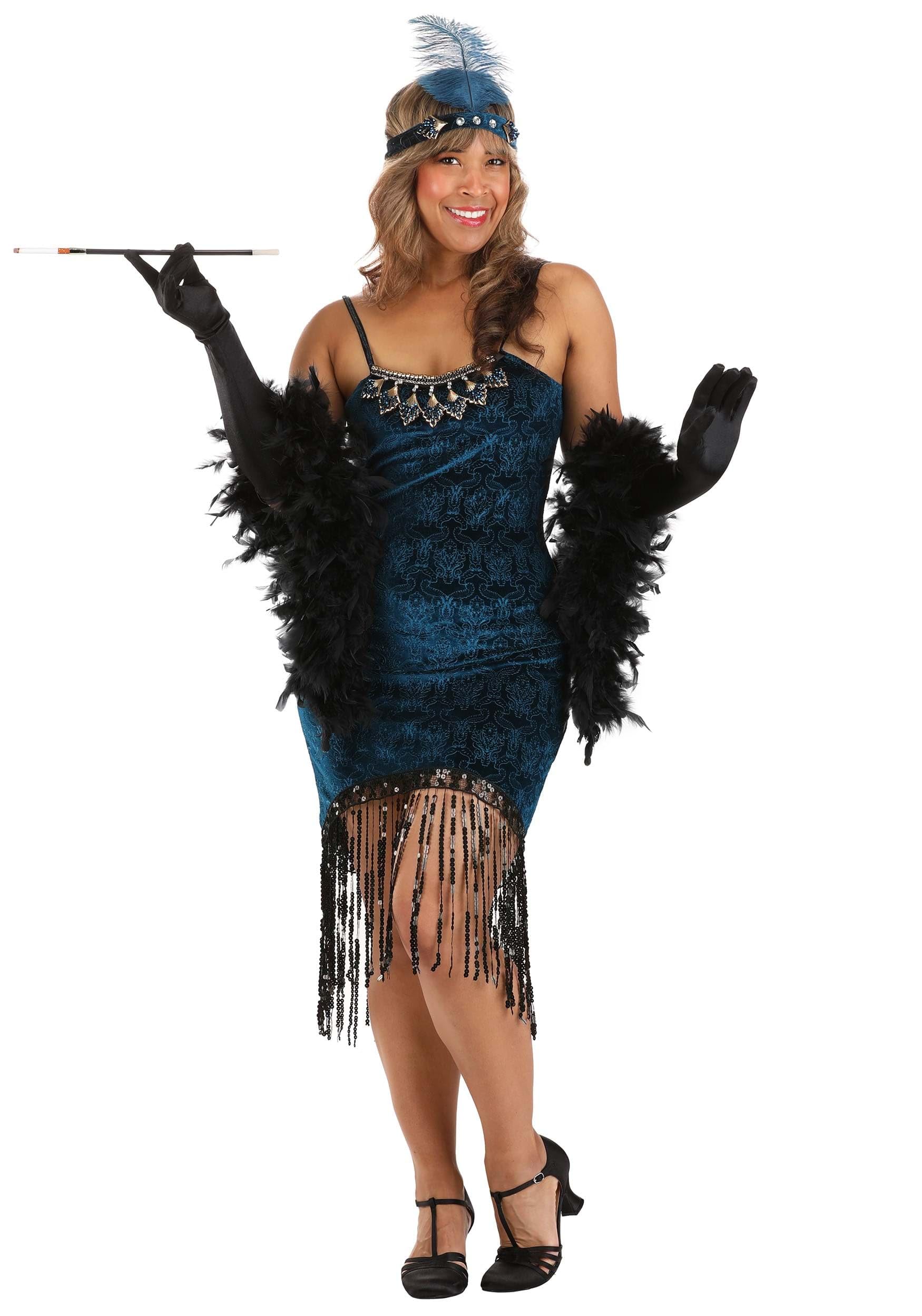 Flapper Costume for Women - 1920s Gatsby Dress Halloween Outfit
