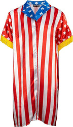 80s Sly Boxing Movie Part 3 Apollo Boxer Halloween Costume Cosplay 2-Piece Set - One Size/Standard