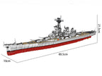 WWII - U.S.S. Missouri Battleship - Legendary Series - Mil-Blox