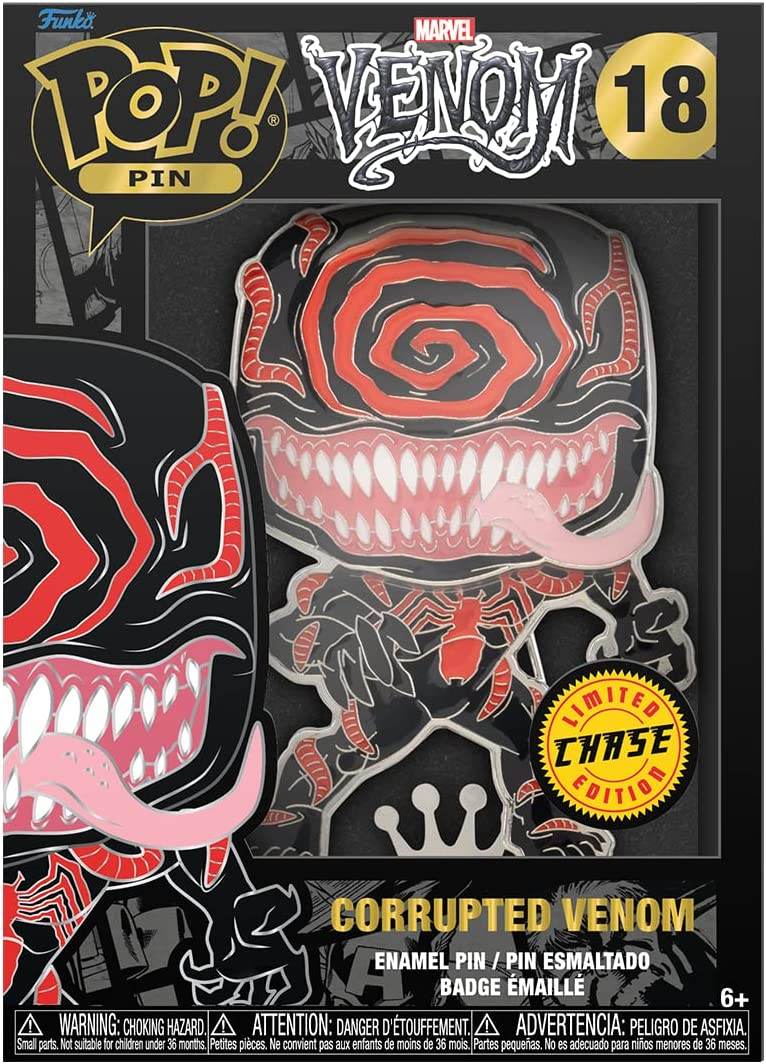 Funko Pop! Sized Pin Marvel: Venom Corrupted Chase - 