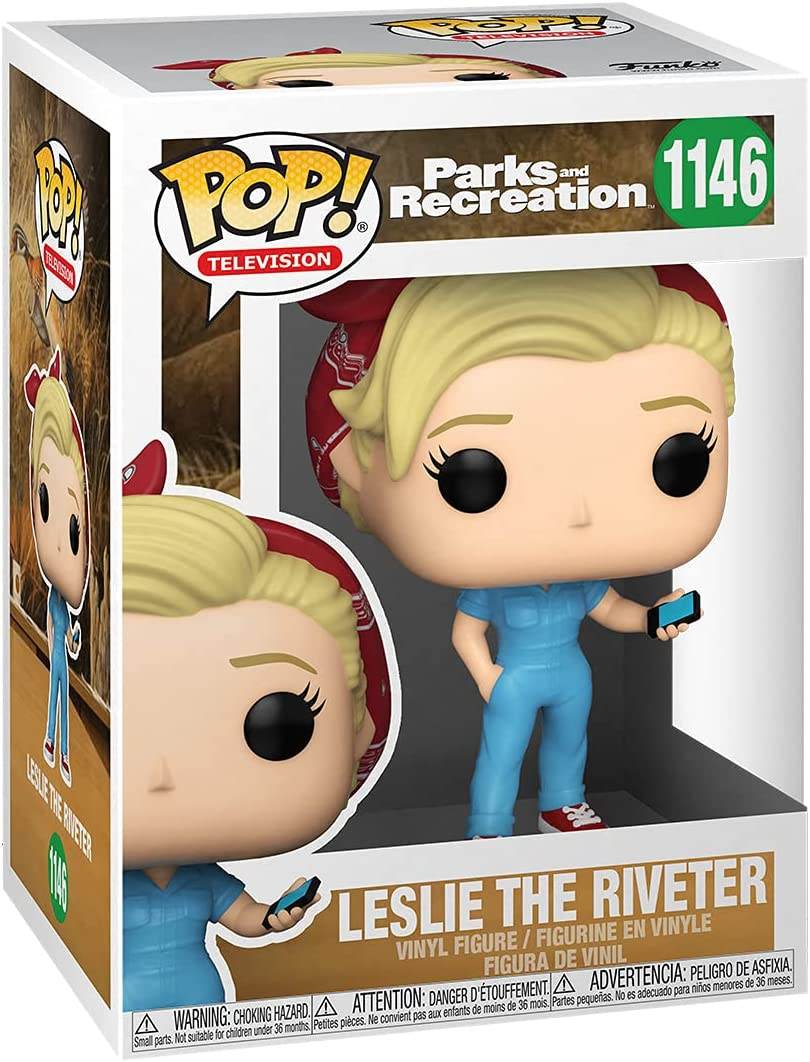 Funko Pop! Parks and Rec - Leslie The Riveter Vinyl Figure - 