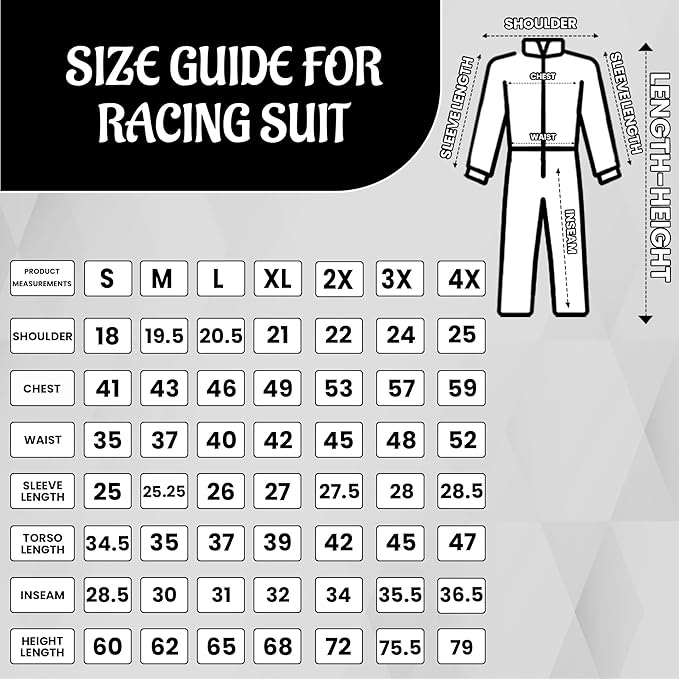 Cal Naughton Driver Deluxe Jumpsuit and Hat Halloween Costume Cosplay