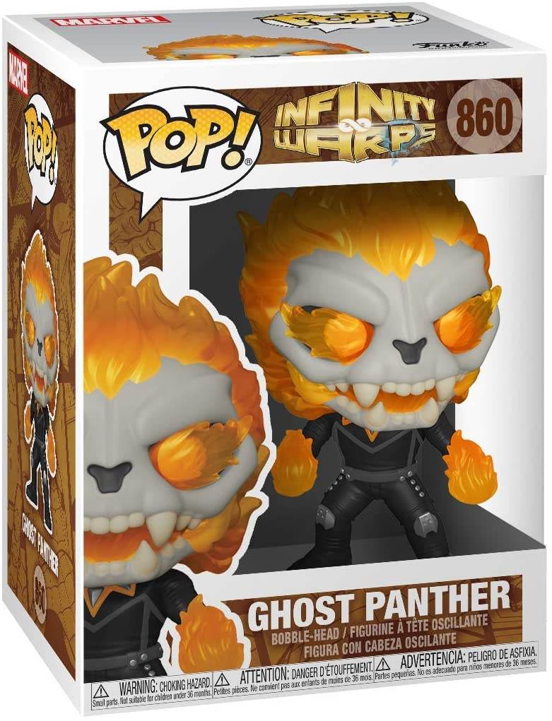 Funko Pop! Marvel: Infinity Warps - Ghost Panther Vinyl Figure - 