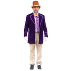 Chocolate Factory Owner Deluxe Complete Set Halloween Costume Cosplay