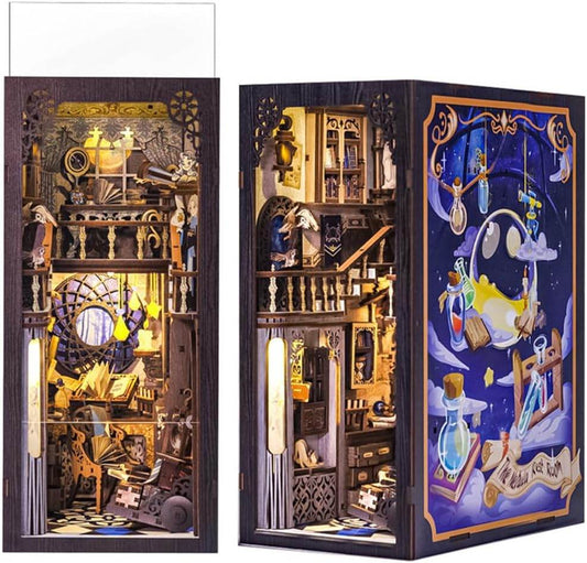 Book Nook Wizardi Miniature - Nebula Common Room Roombox Kit - 