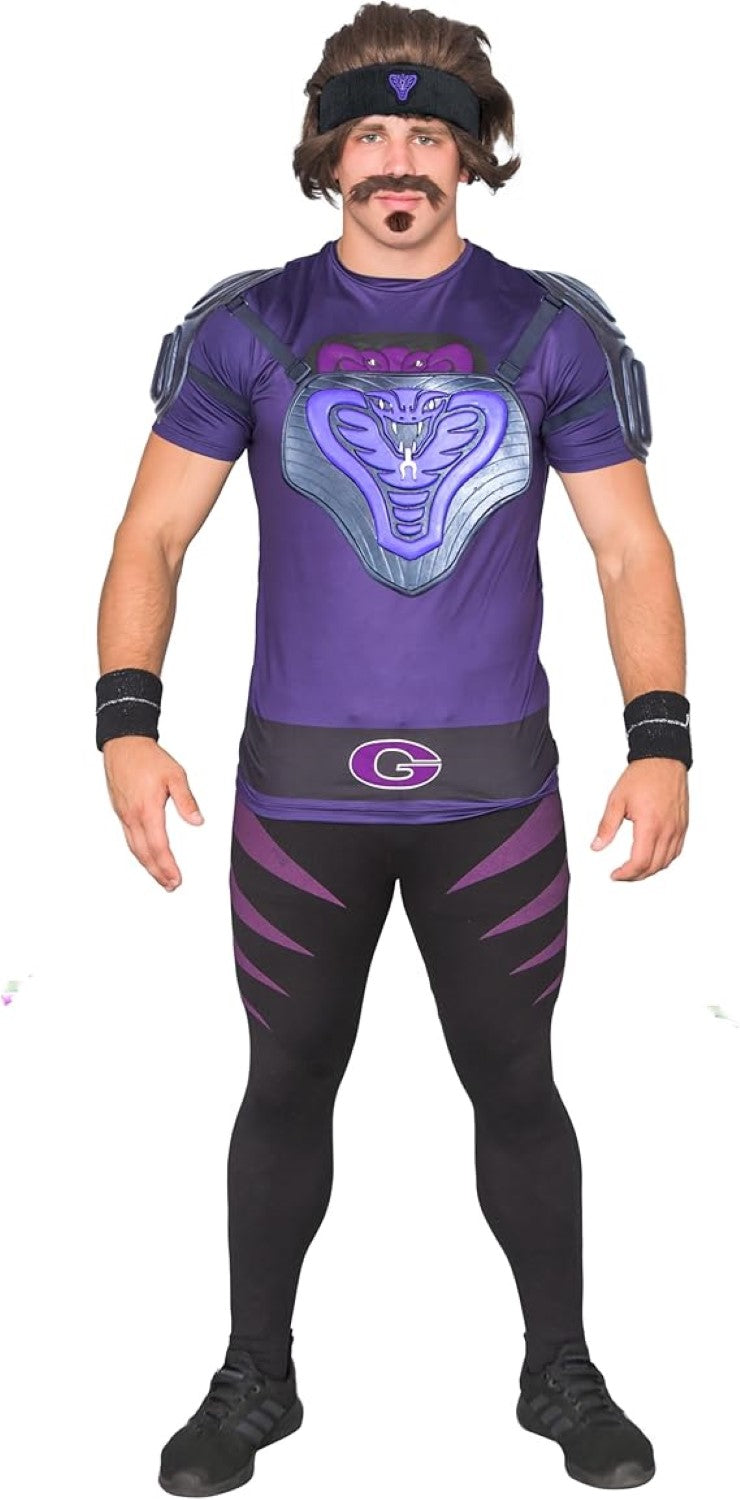 Purple Cobras Dodge Unisex Halloween Costume Cosplay Set