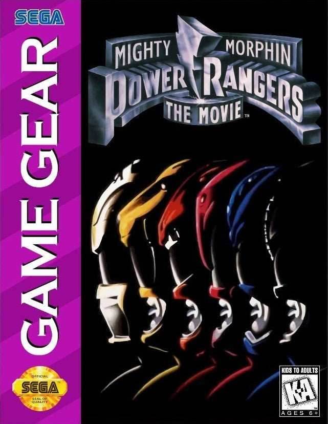 Mighty Morphin Power Rangers The Movie (Sega Game Gear) - Game Manual Only