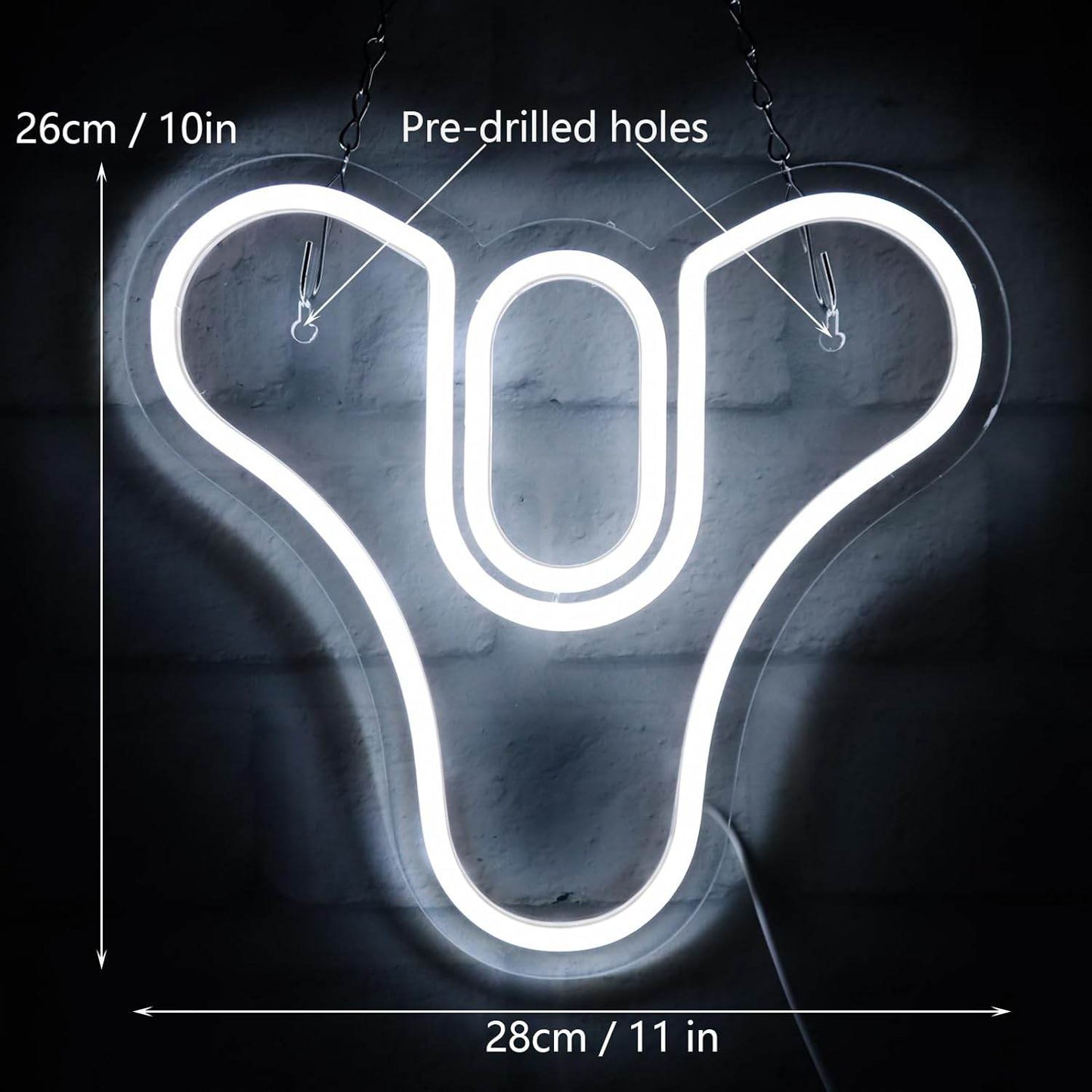 Neon Wall Decor - Pugna Game LED Neon Sign for Bedroom, Bar & Business - Game 01