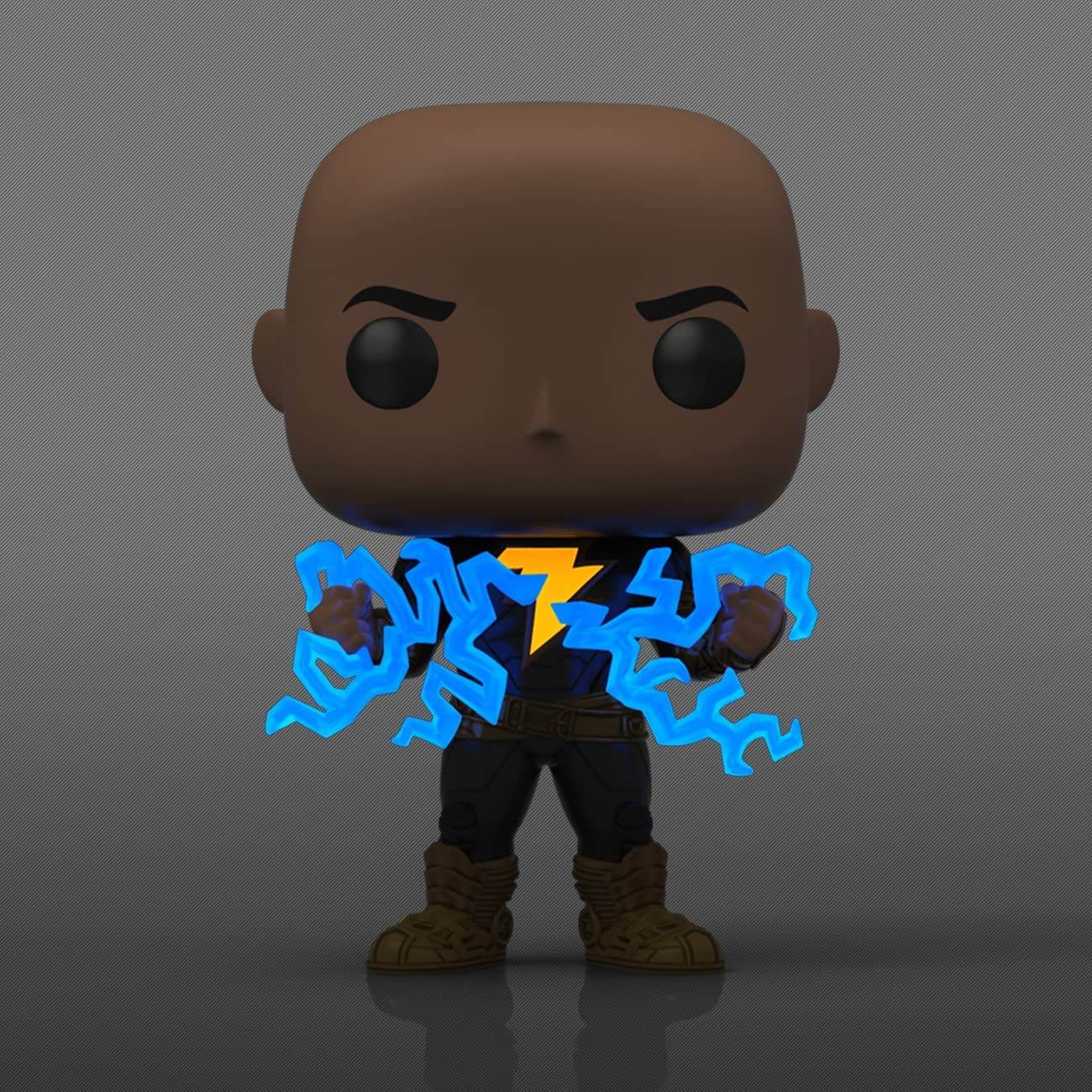 Funko Pop! Movies: Black Adam No Cape Lighting Chest GITD Chase Vinyl Figure - 