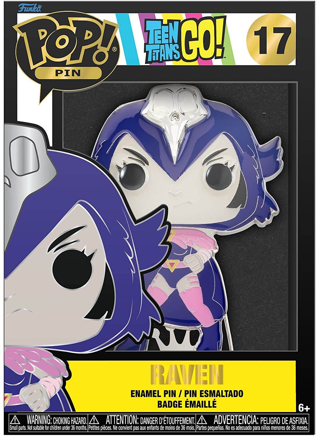 Funko Pop! Sized Pin DC: Teen Titans - Raven - 