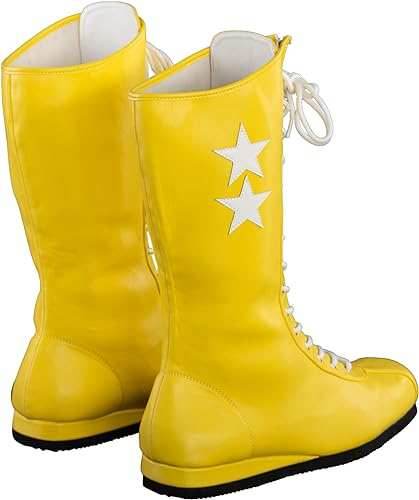 Macho Wrestler Man Madness Yellow Boots - S