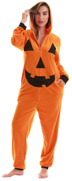 Adult Onesie Pajamas Costume - Cozy Fleece Jumpsuit for Women Men