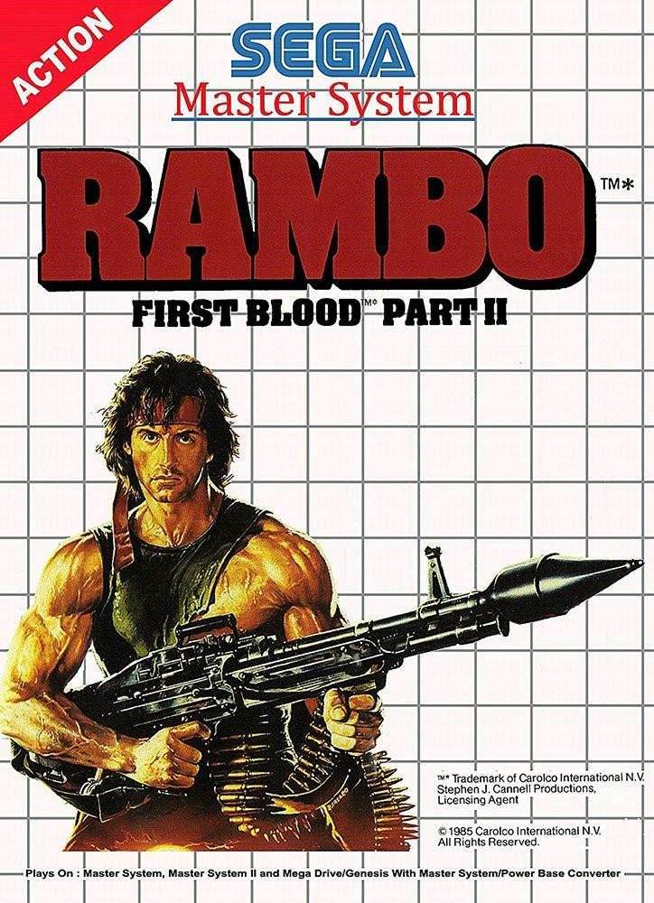 Rambo (Sega Master System) - Game Manual Only