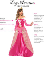 Sleeping Beauty Princess Aurora Costume - Women's Ball Gown with Crown