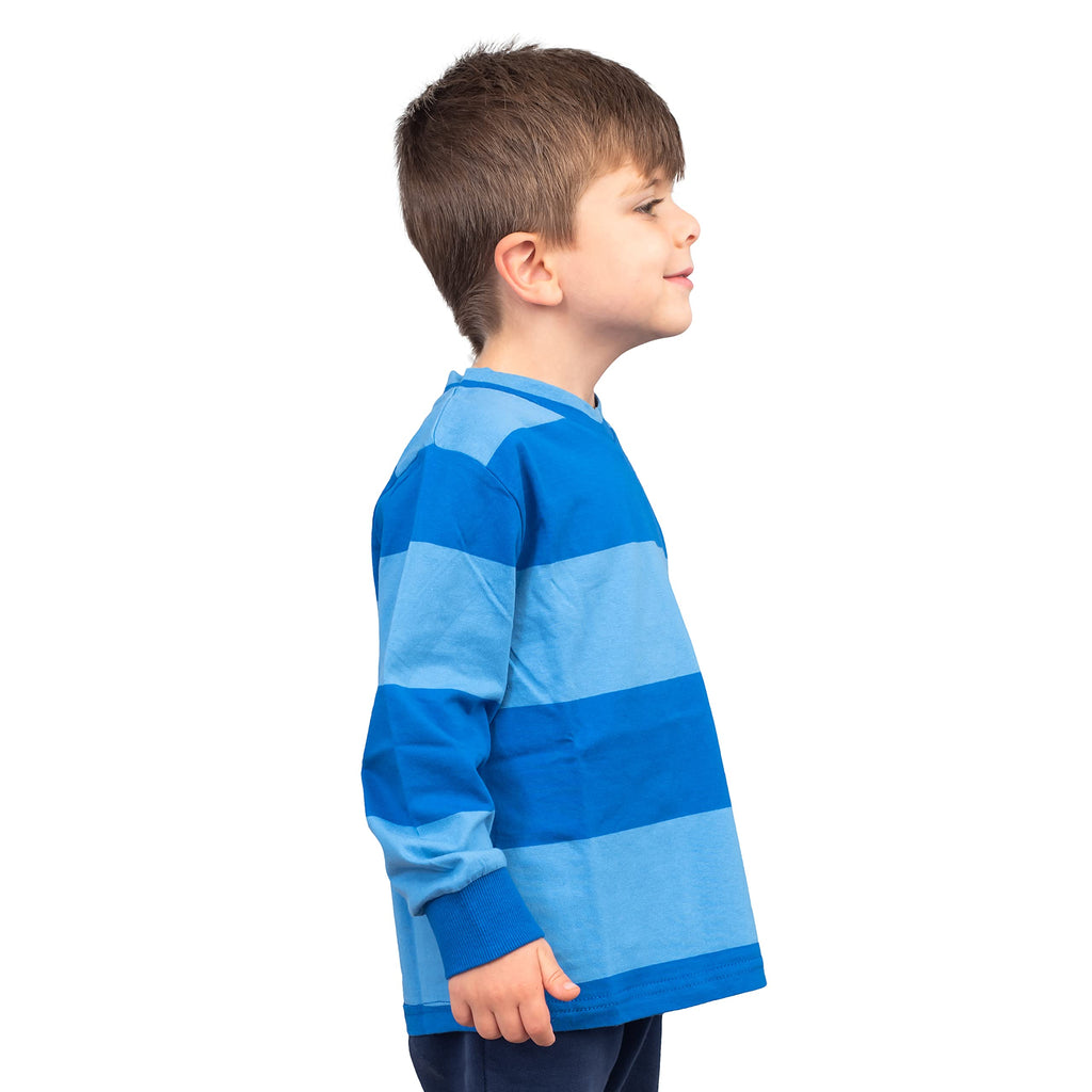 Halloween Costume "Blue and Detective" Striped Kids Shirt