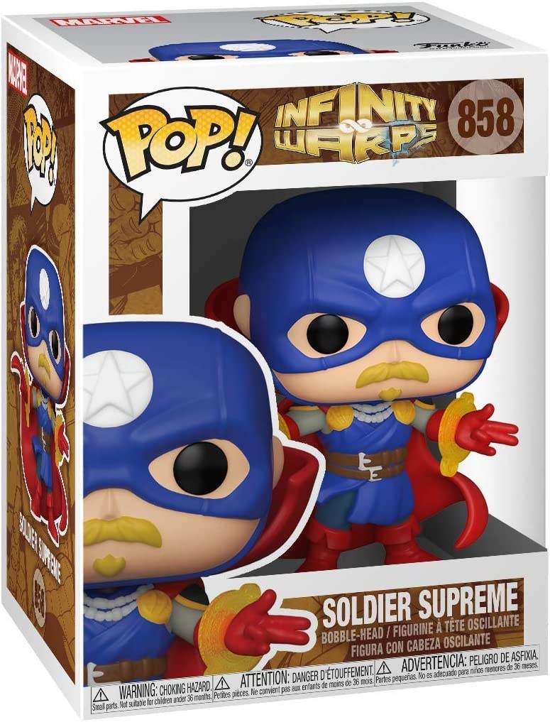 Funko Pop! Marvel Infinity Warps Soldier Supreme Vinyl Figure - 