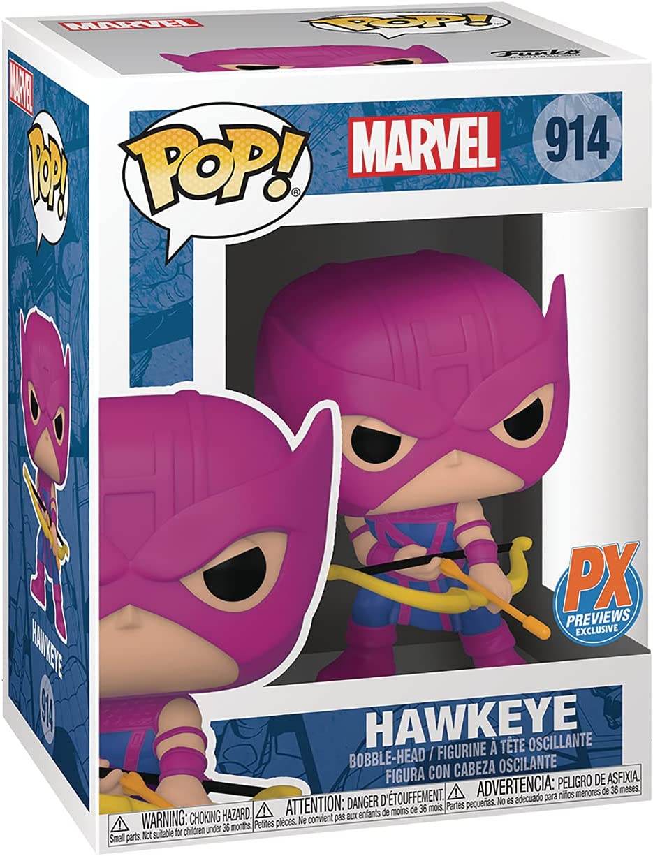 Funko Pop! Marvel Classic Hawkeye Exclusive Vinyl Figure - 
