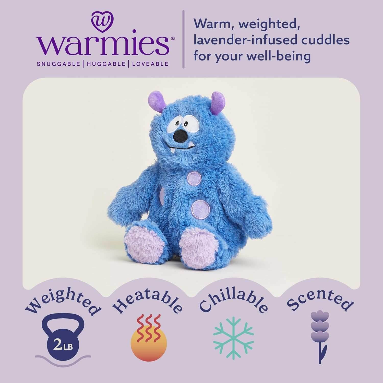 Warmies Blue Monster - Blue Monster
