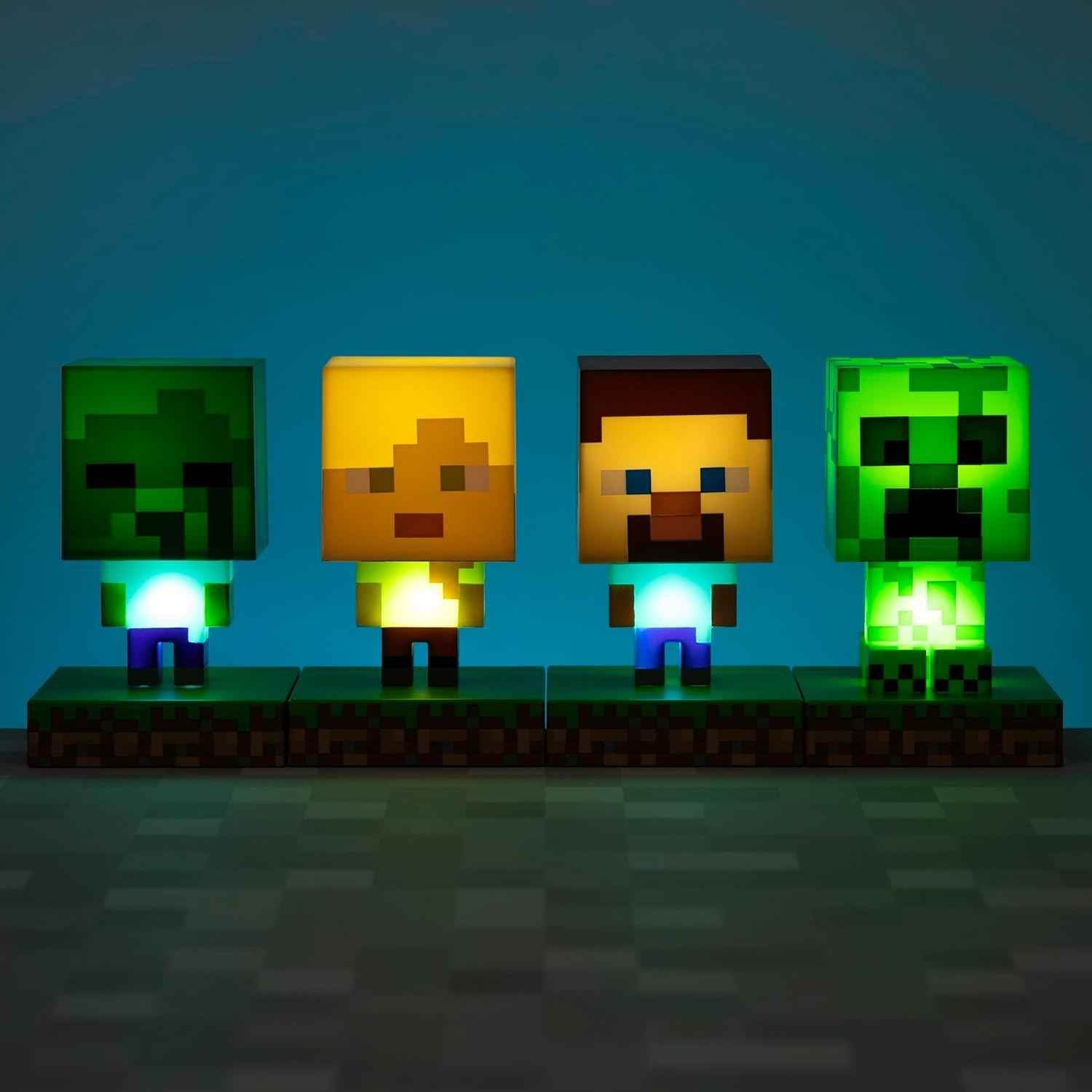 Minecraft Creeper Light - 3D Battery Powered Nightlight | Officially Licensed Lamp - Creeper