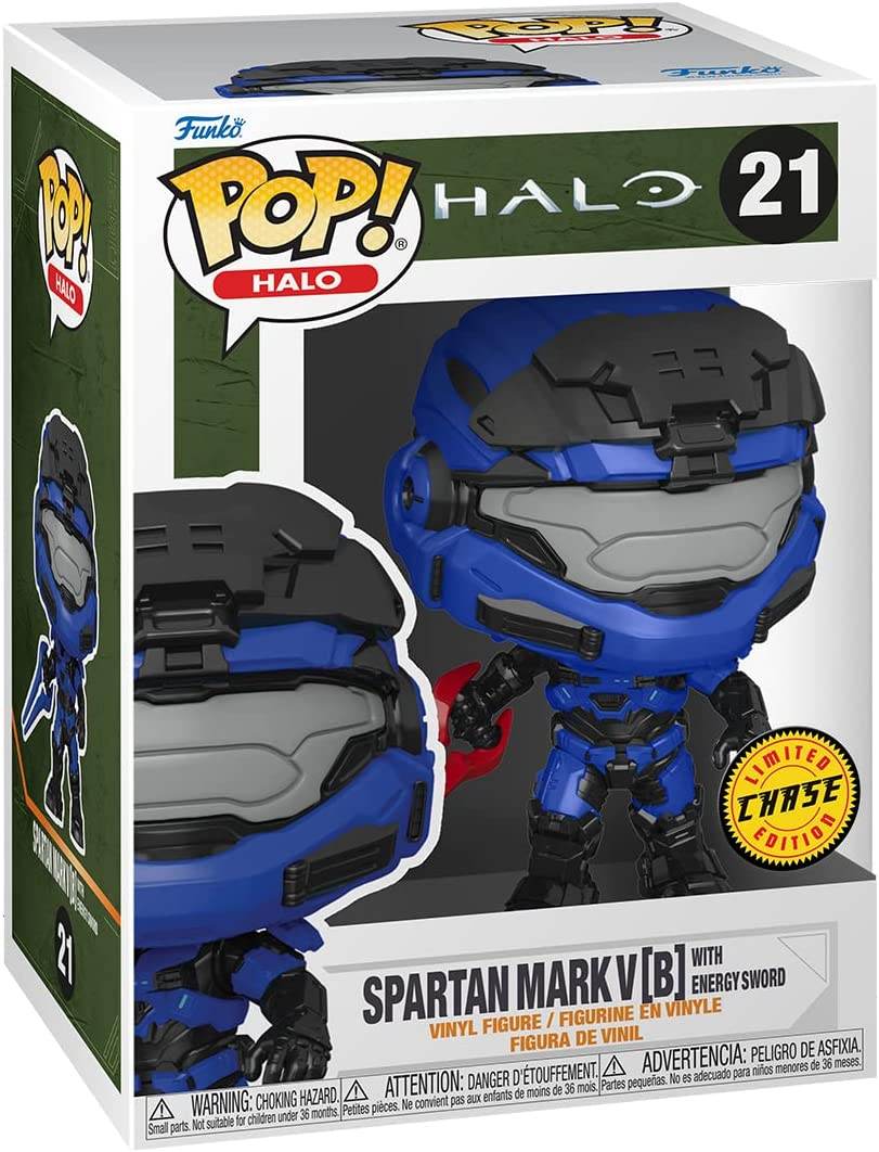 Funko Pop! Games: Halo Infinite - Spartan Mark V [B] With Red Energy Sword Chase - 