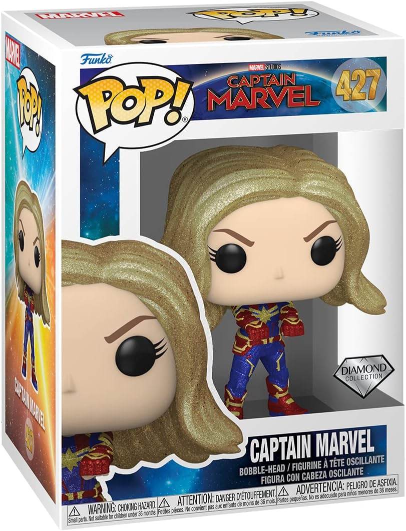 Funko Pop and Tee: Marvel - Captain Marvel - S