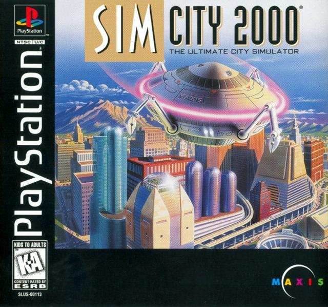 SimCity 2000 (Playstation) - Game Manual Only